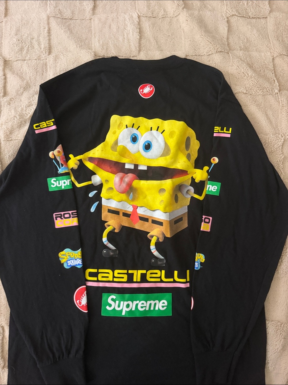 Supreme x Spongebob Squarepants x Castelli Racing Lon… - Gem